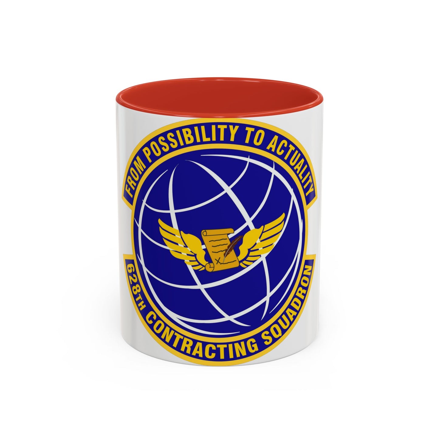 628th Contracting Squadron (U.S. Air Force) Accent Coffee Mug