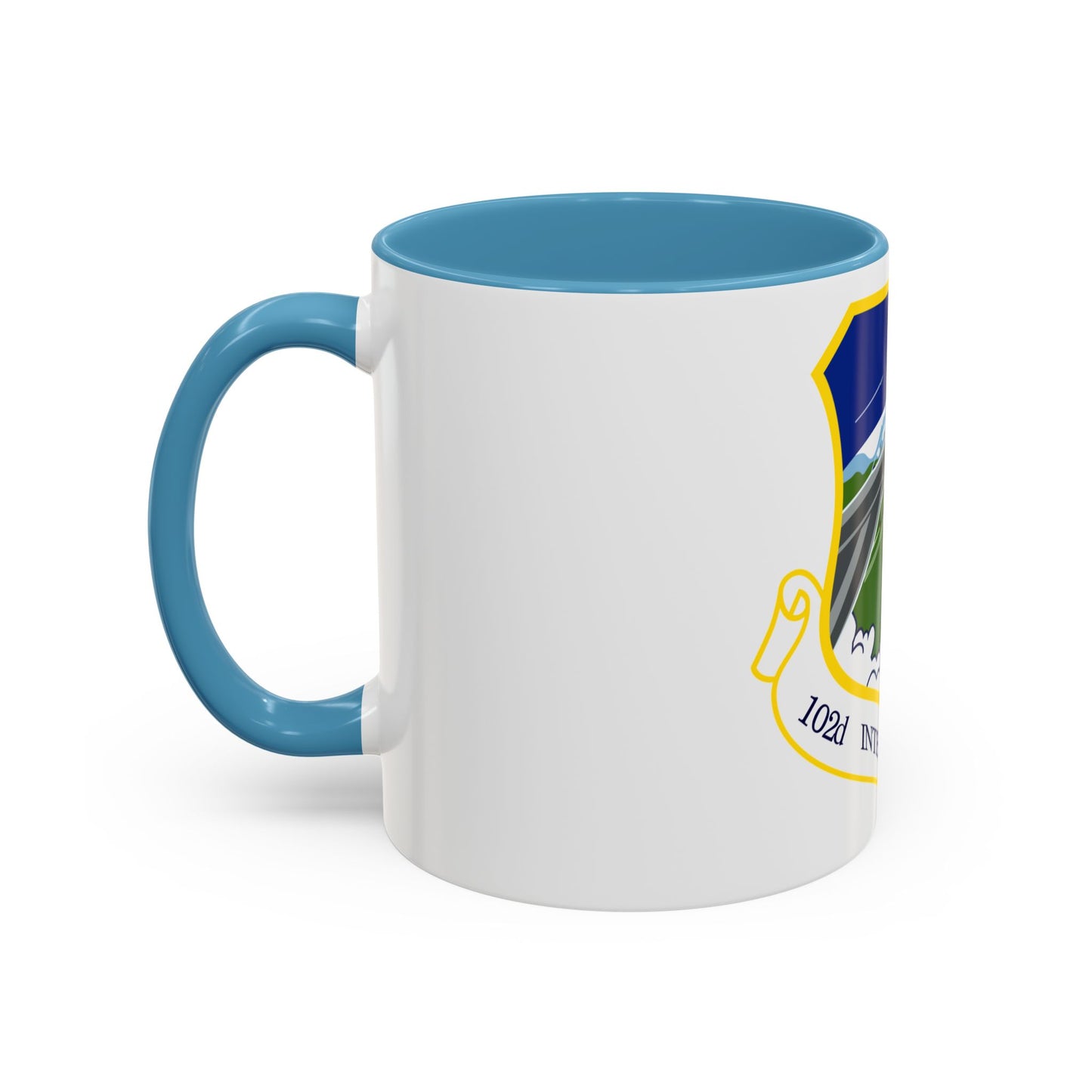 1014px 102nd Intelligence Wing emblem (U.S. Air Force) Accent Coffee Mug