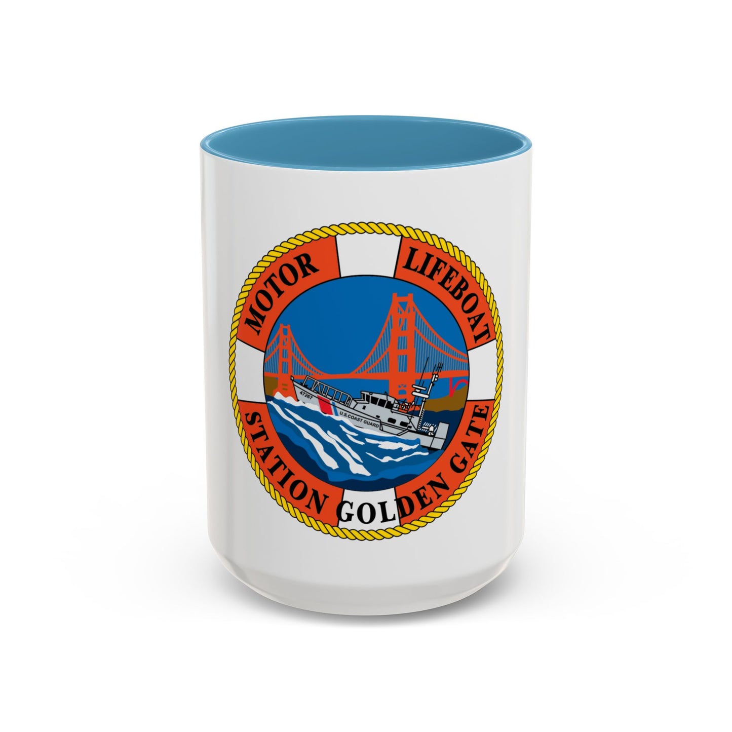 USCG Motor Lifeboat Station Golden Gate (U.S. Coast Guard) Accent Coffee Mug