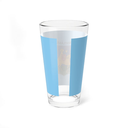 Flag of Szentlaszlo (Hungary) Pint Glass 16oz