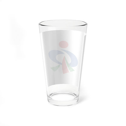 Flag of Higashimatsushima Miyagi (Japan) Pint Glass 16oz