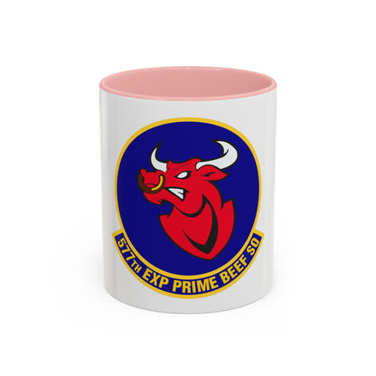 577th Expeditionary Prime Base Emergency Engineer Force Squadron (U.S. Air Force) Accent Coffee Mug