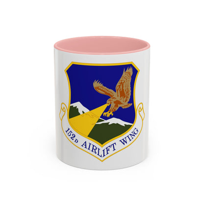 152d Airlift Wing (U.S. Air Force) Accent Coffee Mug