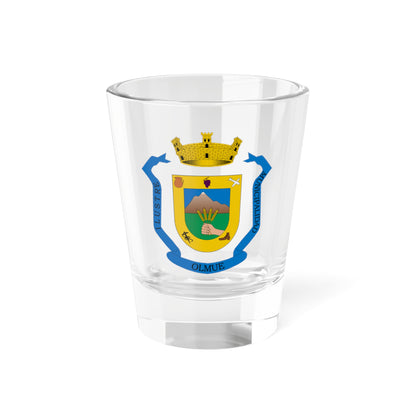 Escudo de Olmué (Chile) (Coat of Arms) Shot Glass 1.5oz