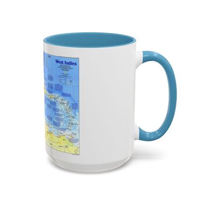 West Indies 1 (1987) (Map) Accent Coffee Mug