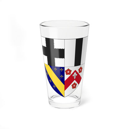 Earl of Rosslyn COA (Scotland) (Coat of Arms) Pint Glass 16oz
