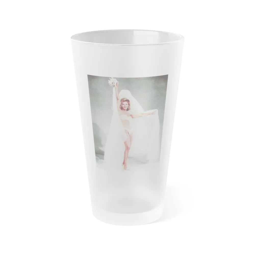 Nancy Kovack #22 (Vintage Female Icon) Frosted Pint 16oz-16oz-Frosted-Go Mug Yourself