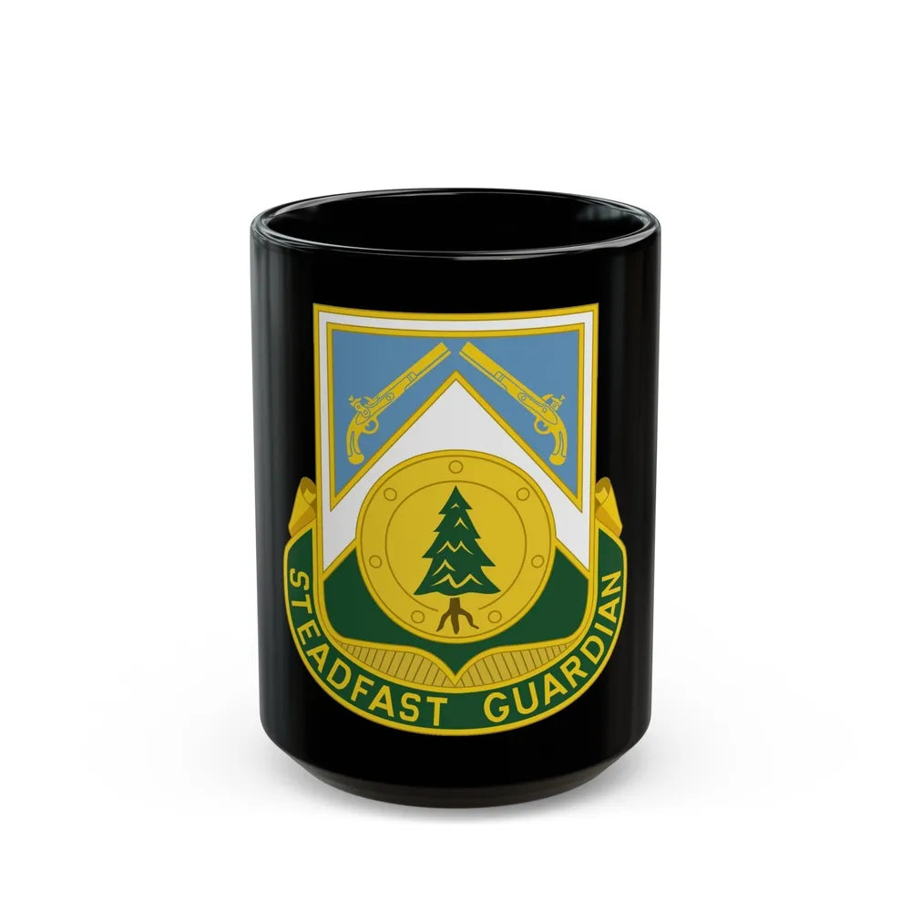 390th Military Police Battalion (U.S. Army) Black Coffee Mug-15oz-Go Mug Yourself