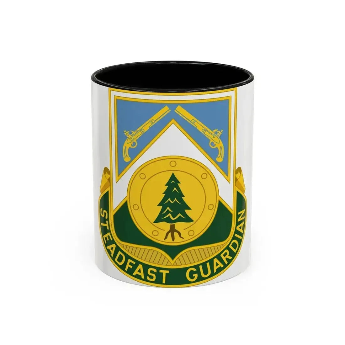 390th Military Police Battalion (U.S. Army) Accent Coffee Mug 11oz Black - Go Mug Yourself