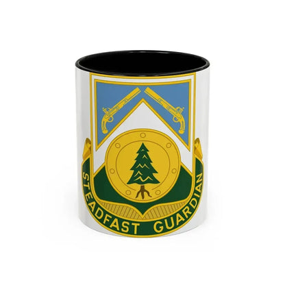 390th Military Police Battalion (U.S. Army) Accent Coffee Mug 11oz Black - Go Mug Yourself