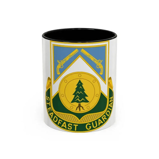 390th Military Police Battalion (U.S. Army) Accent Coffee Mug 11oz Black - Go Mug Yourself