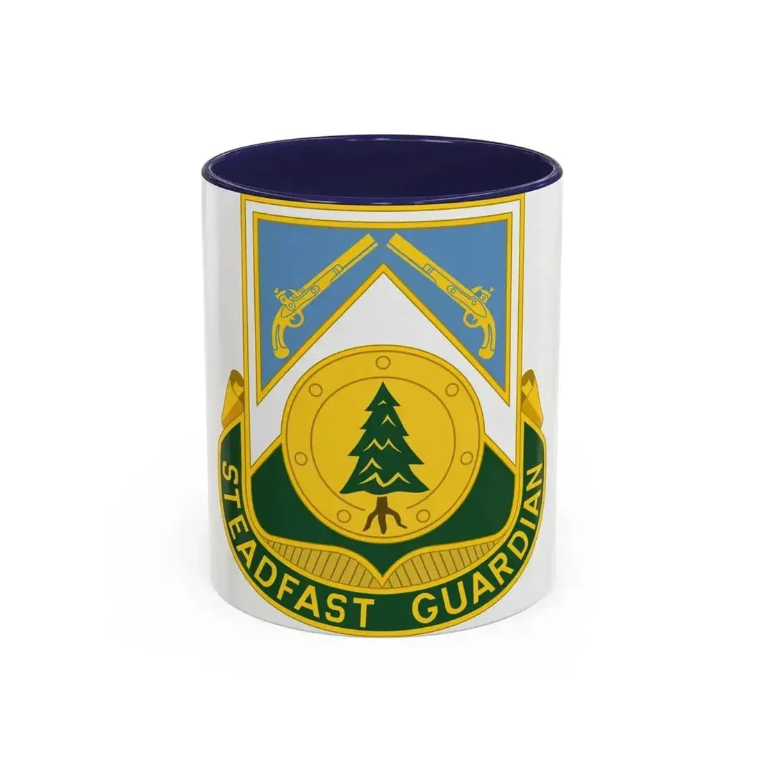 390th Military Police Battalion (U.S. Army) Accent Coffee Mug 11oz Navy - Go Mug Yourself