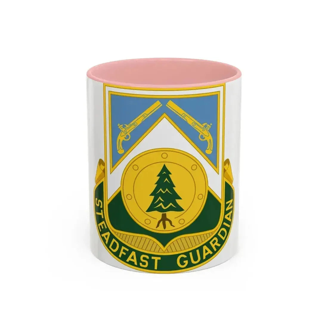 390th Military Police Battalion (U.S. Army) Accent Coffee Mug 11oz Pink - Go Mug Yourself