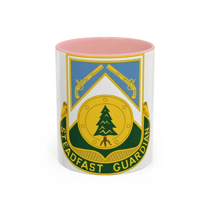 390th Military Police Battalion (U.S. Army) Accent Coffee Mug 11oz Pink - Go Mug Yourself