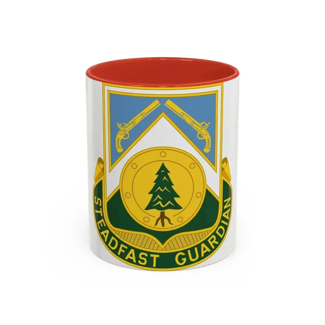 390th Military Police Battalion (U.S. Army) Accent Coffee Mug 11oz Red - Go Mug Yourself