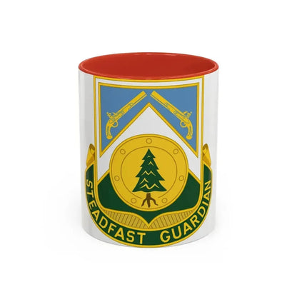 390th Military Police Battalion (U.S. Army) Accent Coffee Mug 11oz Red - Go Mug Yourself
