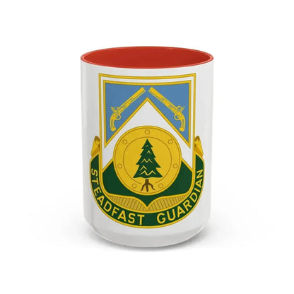 390th Military Police Battalion (U.S. Army) Accent Coffee Mug 15oz Red - Go Mug Yourself