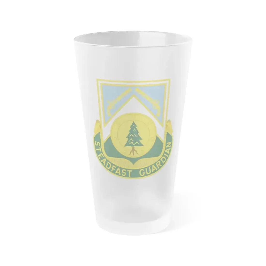 390th Military Police Battalion (U.S. Army) Frosted Pint Glass 16oz Default Title - Go Mug Yourself