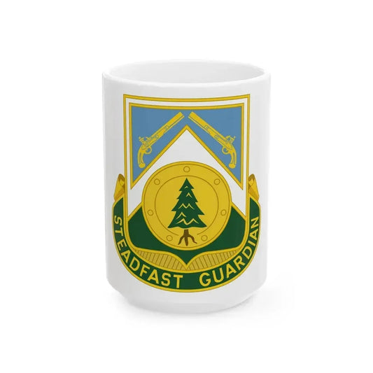 390th Military Police Battalion (U.S. Army) White Coffee Mug 15oz - Go Mug Yourself