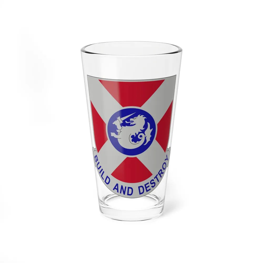 391 Engineer Battalion (U.S. Army) Pint Glass 16oz-16oz-Go Mug Yourself