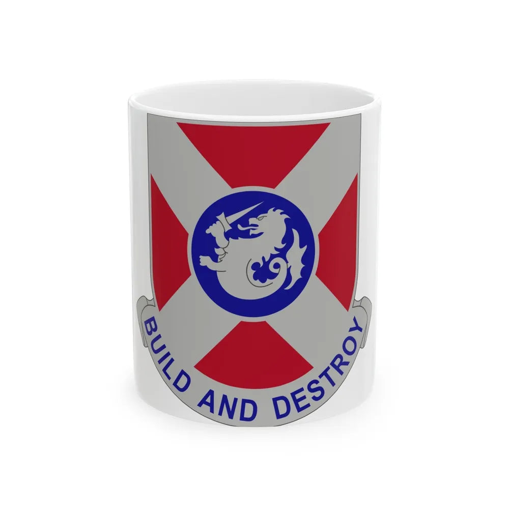 391 Engineer Battalion (U.S. Army) White Coffee Mug-11oz-Go Mug Yourself