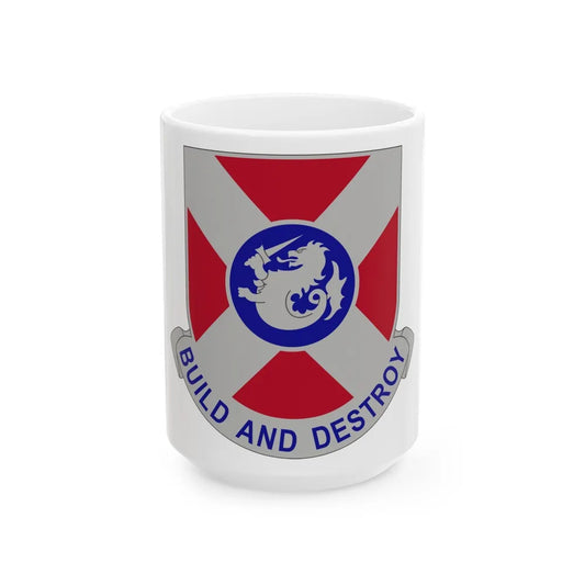 391 Engineer Battalion (U.S. Army) White Coffee Mug-15oz-Go Mug Yourself