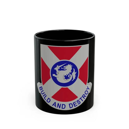 391 Engineer Battalion (U.S. Army) Black Coffee Mug 11oz - Go Mug Yourself