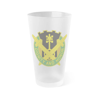 391 Military Police Battalion (U.S. Army) Frosted Pint Glass 16oz-Go Mug Yourself