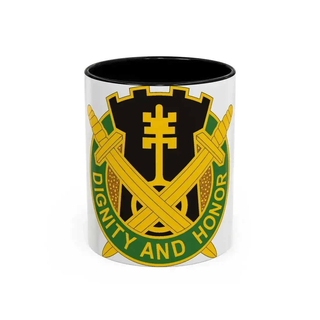 391 Military Police Battalion (U.S. Army) Accent Coffee Mug 11oz Black - Go Mug Yourself