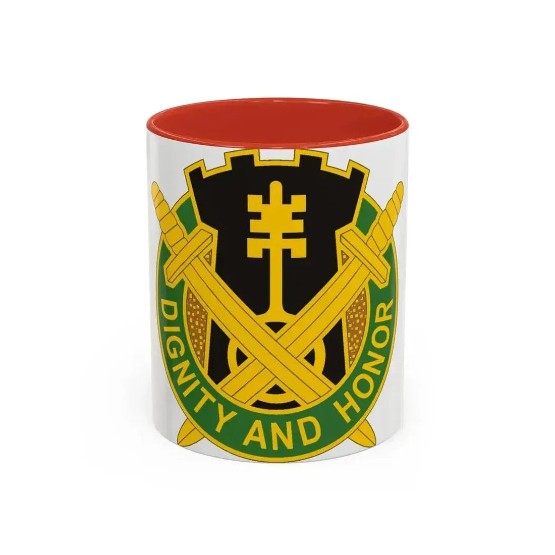 391 Military Police Battalion (U.S. Army) Accent Coffee Mug 11oz Red - Go Mug Yourself