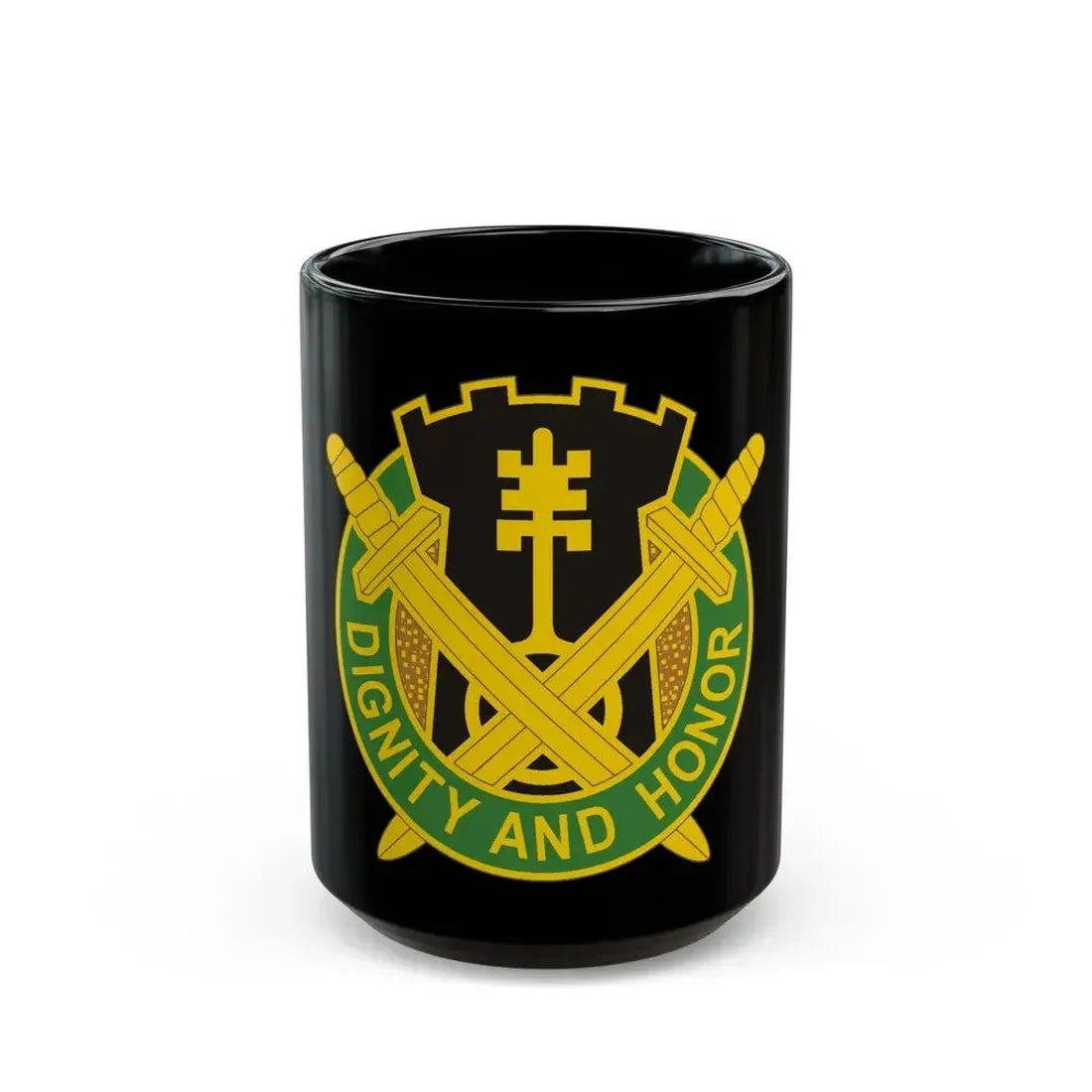 391 Military Police Battalion (U.S. Army) Black Coffee Mug 15oz - Go Mug Yourself