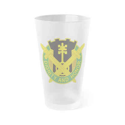 391 Military Police Battalion (U.S. Army) Frosted Pint Glass 16oz Default Title - Go Mug Yourself