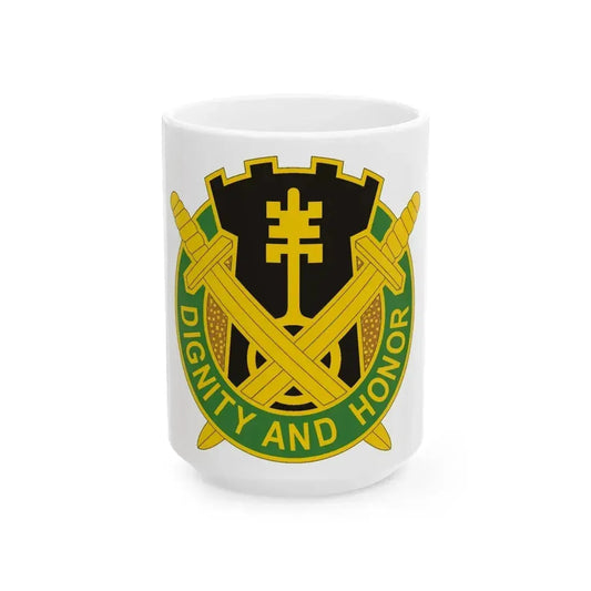 391 Military Police Battalion (U.S. Army) White Coffee Mug 15oz - Go Mug Yourself