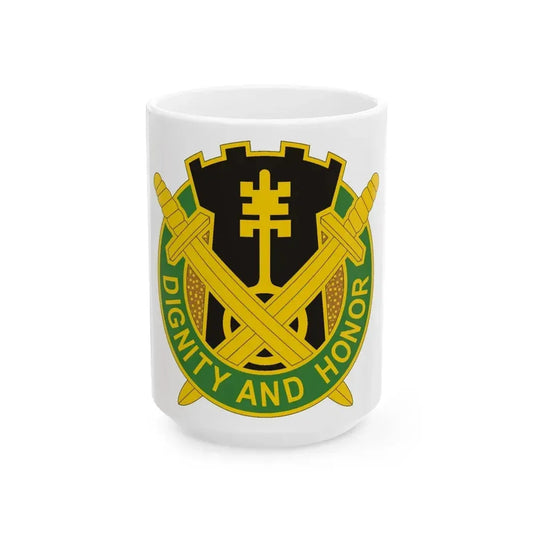 391 Military Police Battalion (U.S. Army) White Coffee Mug 15oz - Go Mug Yourself