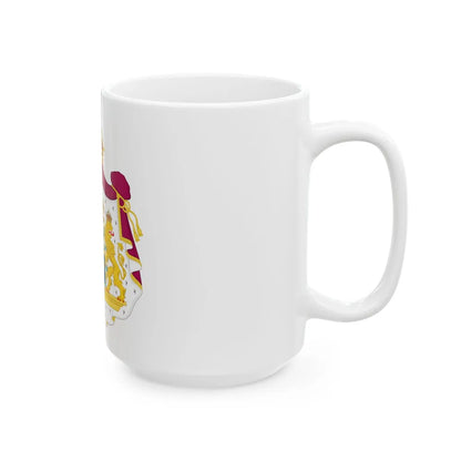 Great coat of arms of Sweden - White Coffee Mug-Go Mug Yourself