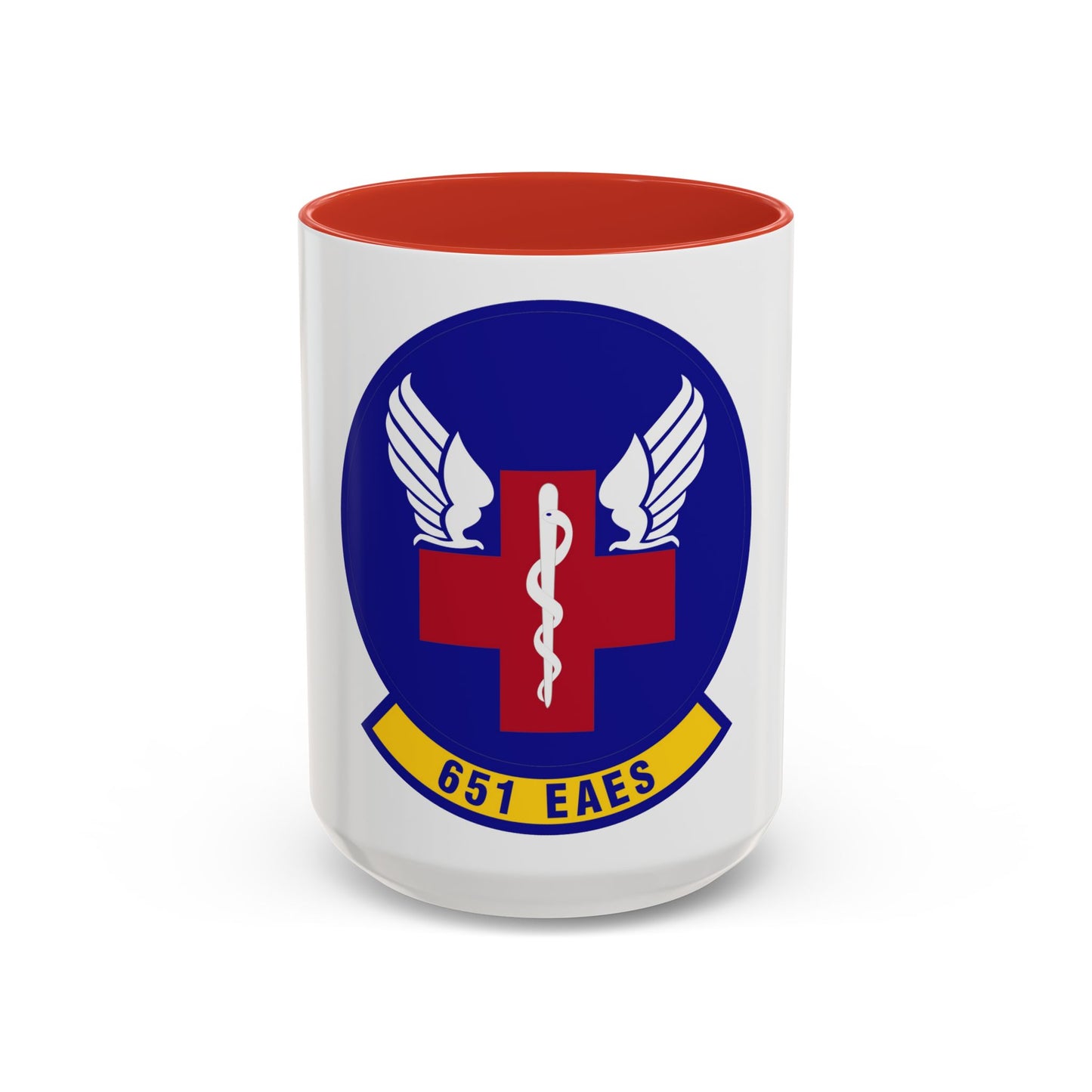 651st Expeditionary Aeromedical Evacuation Squadron (U.S. Air Force) Accent Coffee Mug