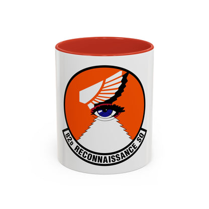 82 Reconnaissance Squadron ACC (U.S. Air Force) Accent Coffee Mug