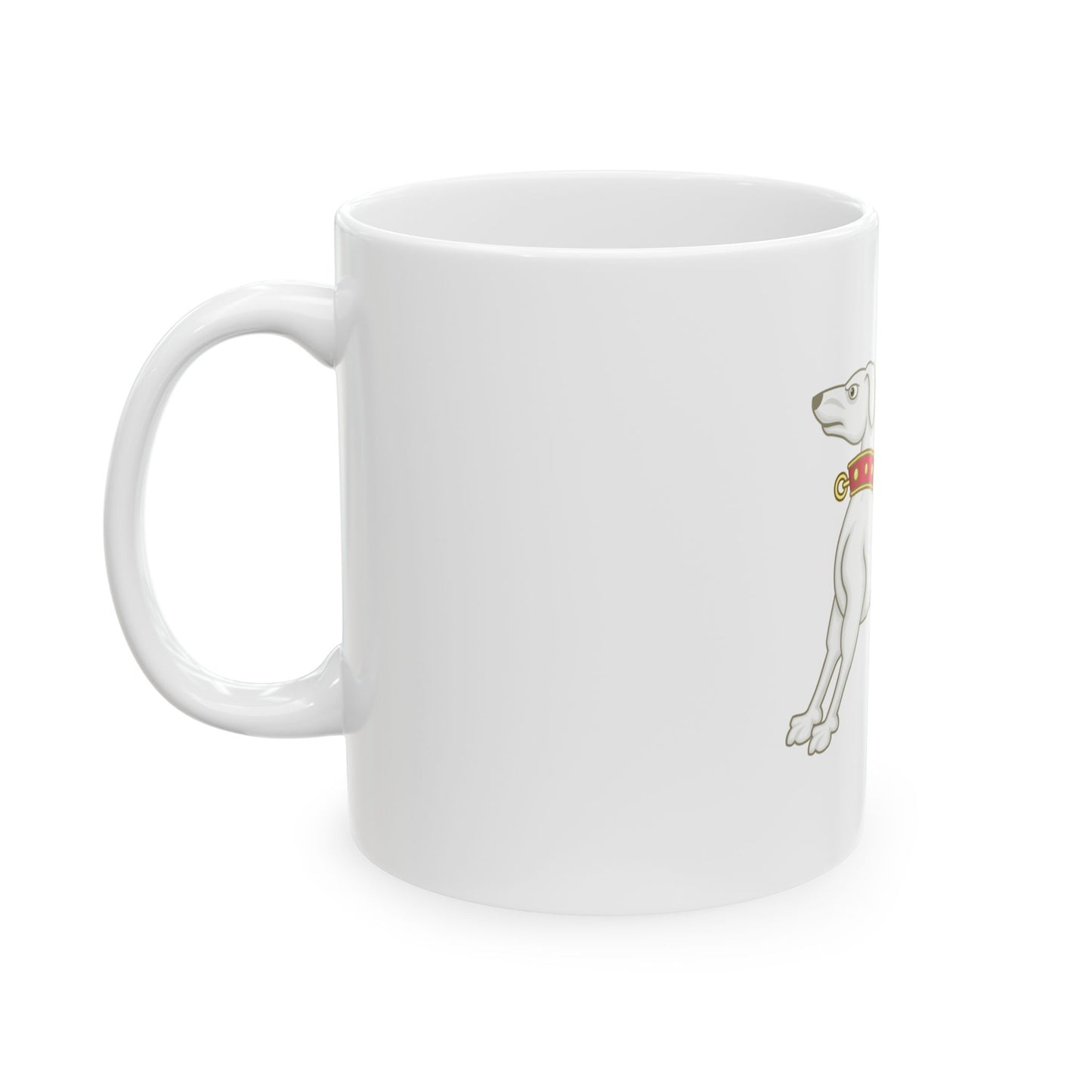 Greyhound of Richmond Badge of Henry VII - White Coffee Mug