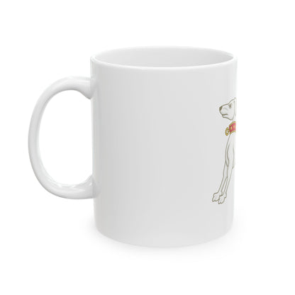 Greyhound of Richmond Badge of Henry VII - White Coffee Mug