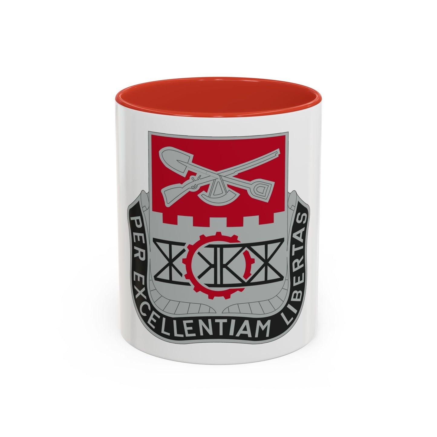 206 Engineer Battalion (U.S. Army) Accent Coffee Mug