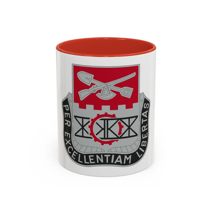 206 Engineer Battalion (U.S. Army) Accent Coffee Mug