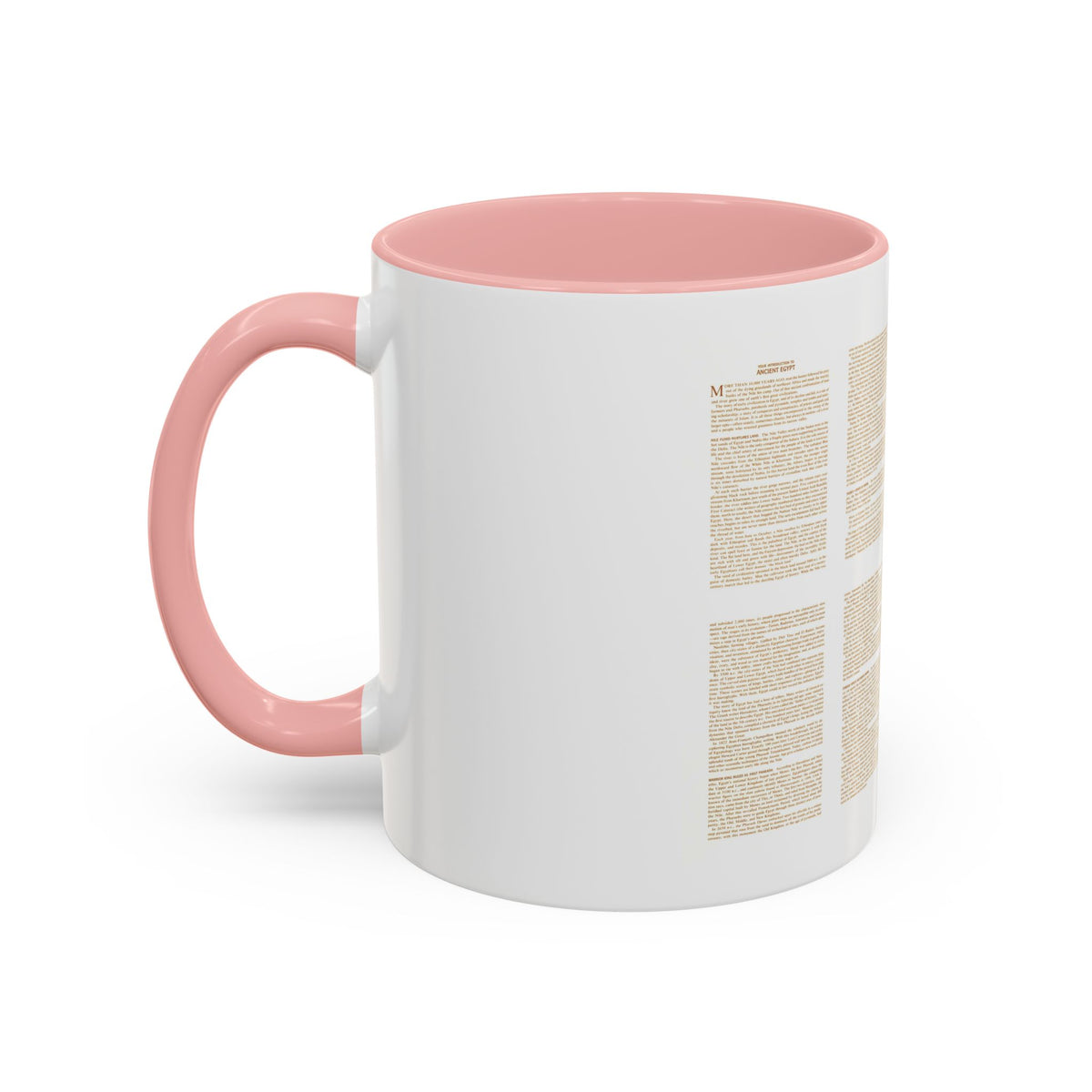 Egypt - Your Introduction to Ancient (1965) (Map) Accent Coffee Mug