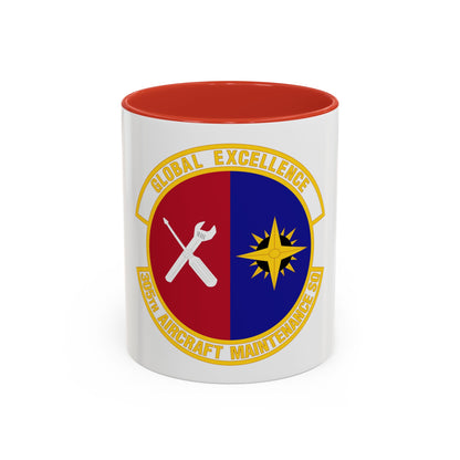 305 Aircraft Maintenance Squadron AMC (U.S. Air Force) Accent Coffee Mug