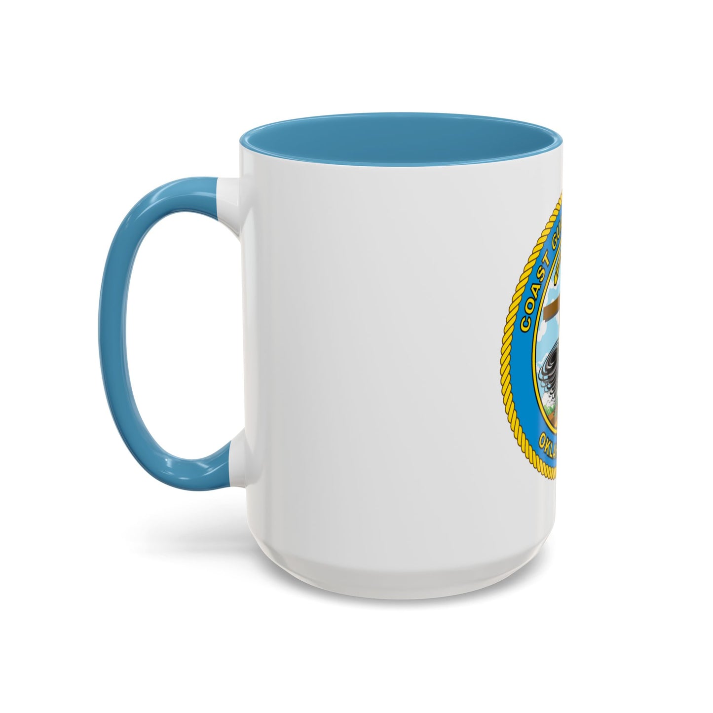 USCG Institute Oklahoma City (U.S. Coast Guard) Accent Coffee Mug