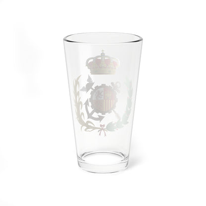 Emblem of Spanish Customs Surveillance Service (Spain) (Coat of Arms) Pint Glass 16oz