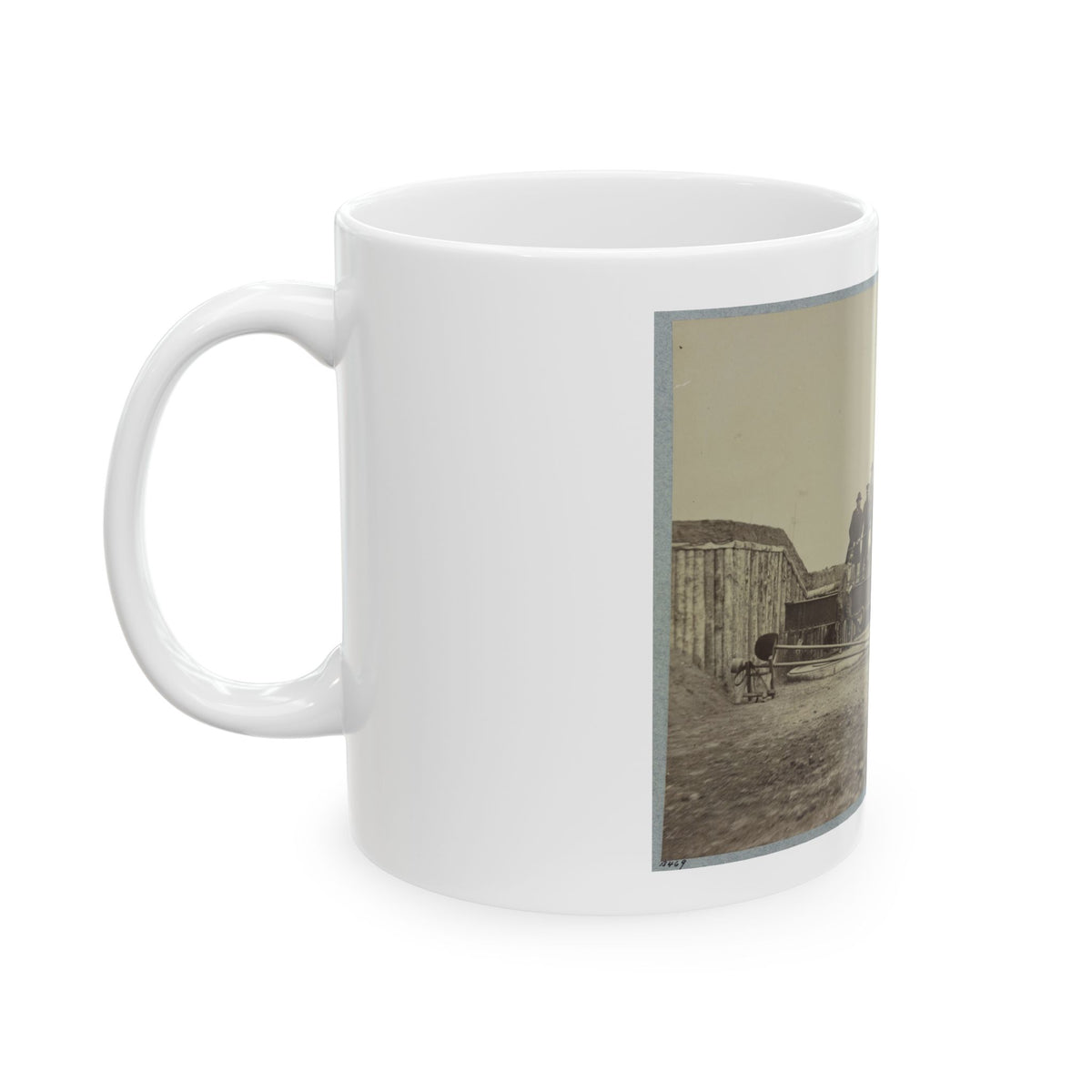 Battery Rodgers, Potomac River, Near Alexandria 001 (U.S. Civil War) White Coffee Mug