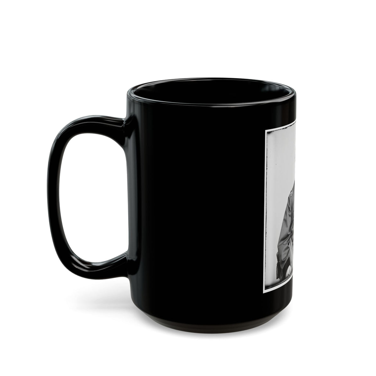 Portrait Of Maj. Gen. Emory Upton, Officer Of The Federal Army (U.S. Civil War) Black Coffee Mug