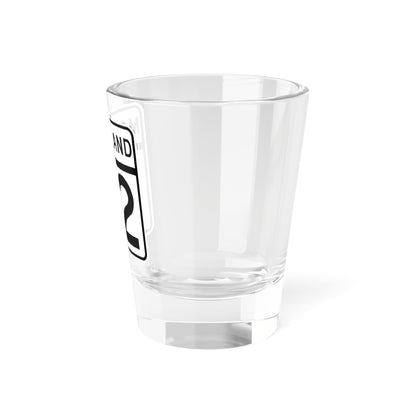 MD Route 22 (Maryland) (Road Sign) Shot Glass 1.5oz