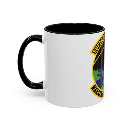 718th Test Squadron (U.S. Air Force) Accent Coffee Mug