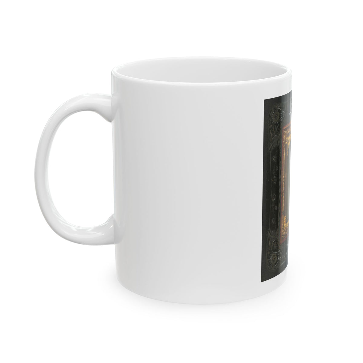 Unidentified Soldier In Confederate First Lieutentant Frock Coat (U.S. Civil War) White Coffee Mug